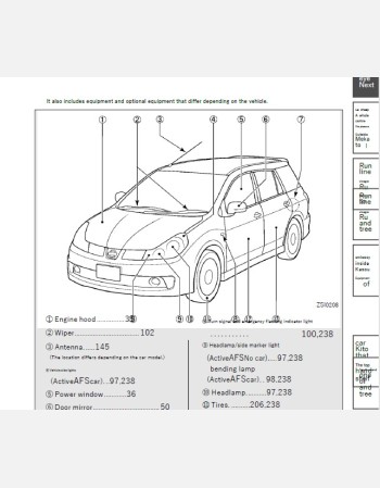 nissan wingroad 2012 2013&2014 owners manual in english